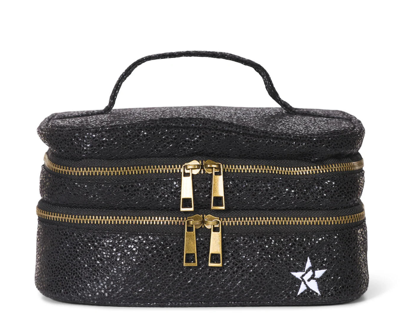 Black Viper Snakeskin Rebel Glam & Go Travel Case with Black Zipper - Image 2