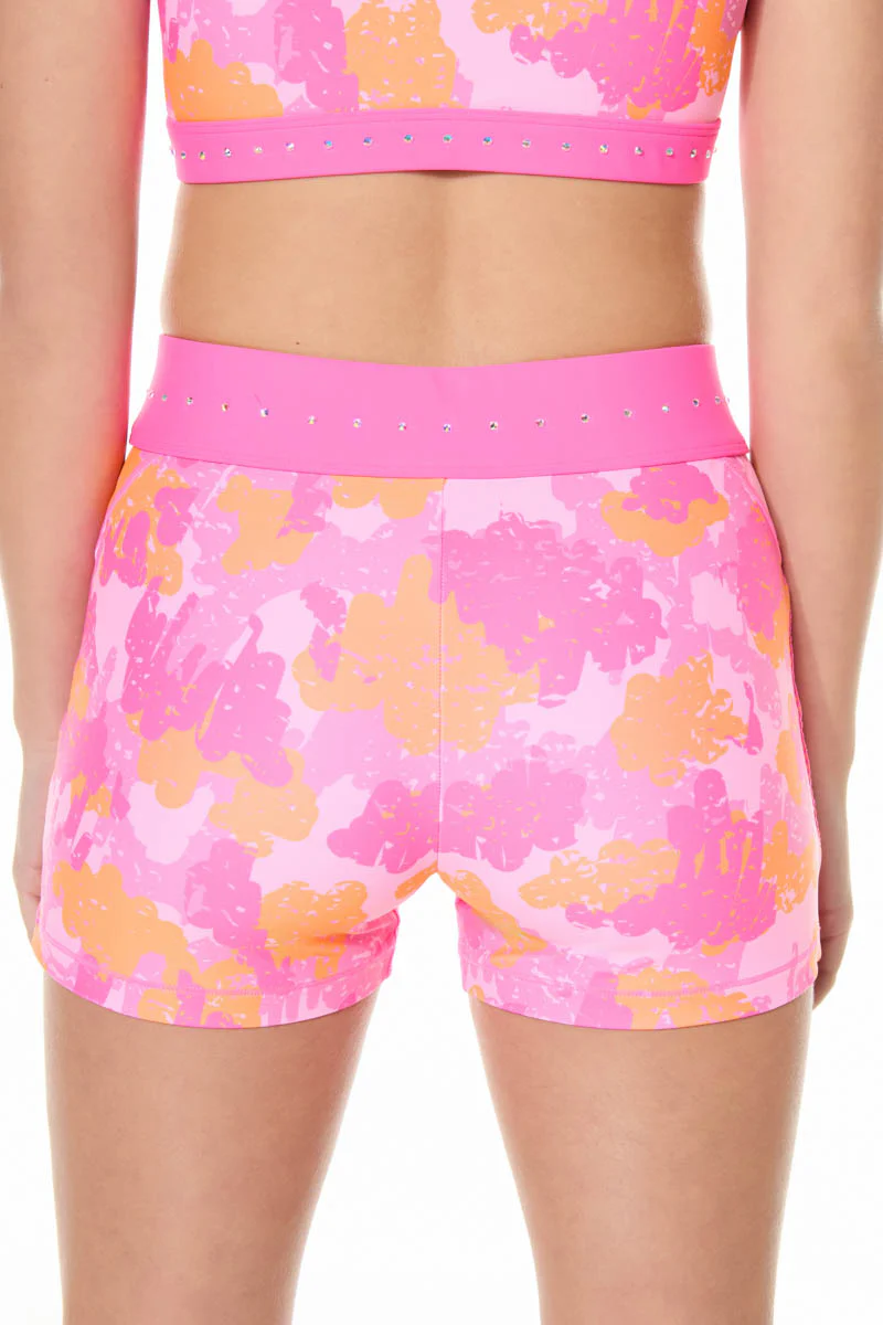 Chrisy Compression Shorts in Heatwave - Image 2