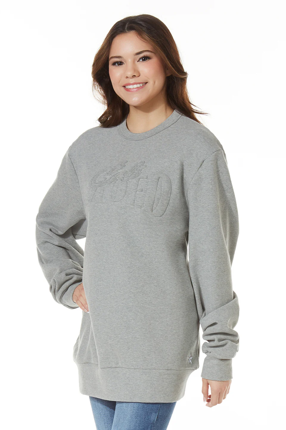 Club SMOED Pullover in Gray - Image 3