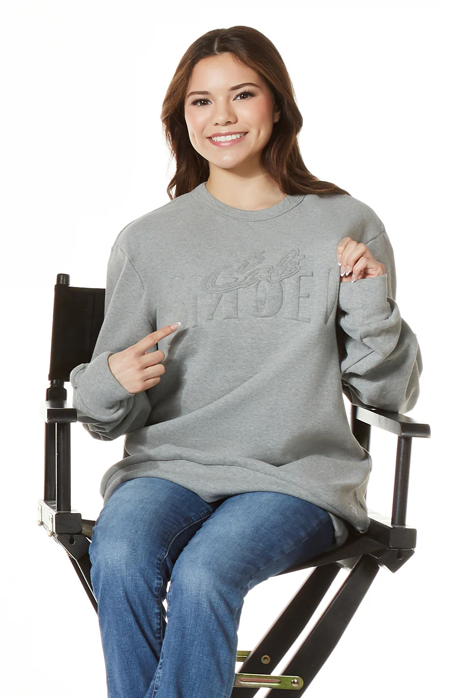 Club SMOED Pullover in Gray - Image 4