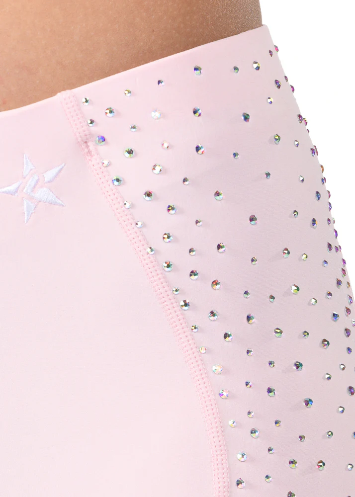 Crystal Compression Short in Powder Pink - Image 3