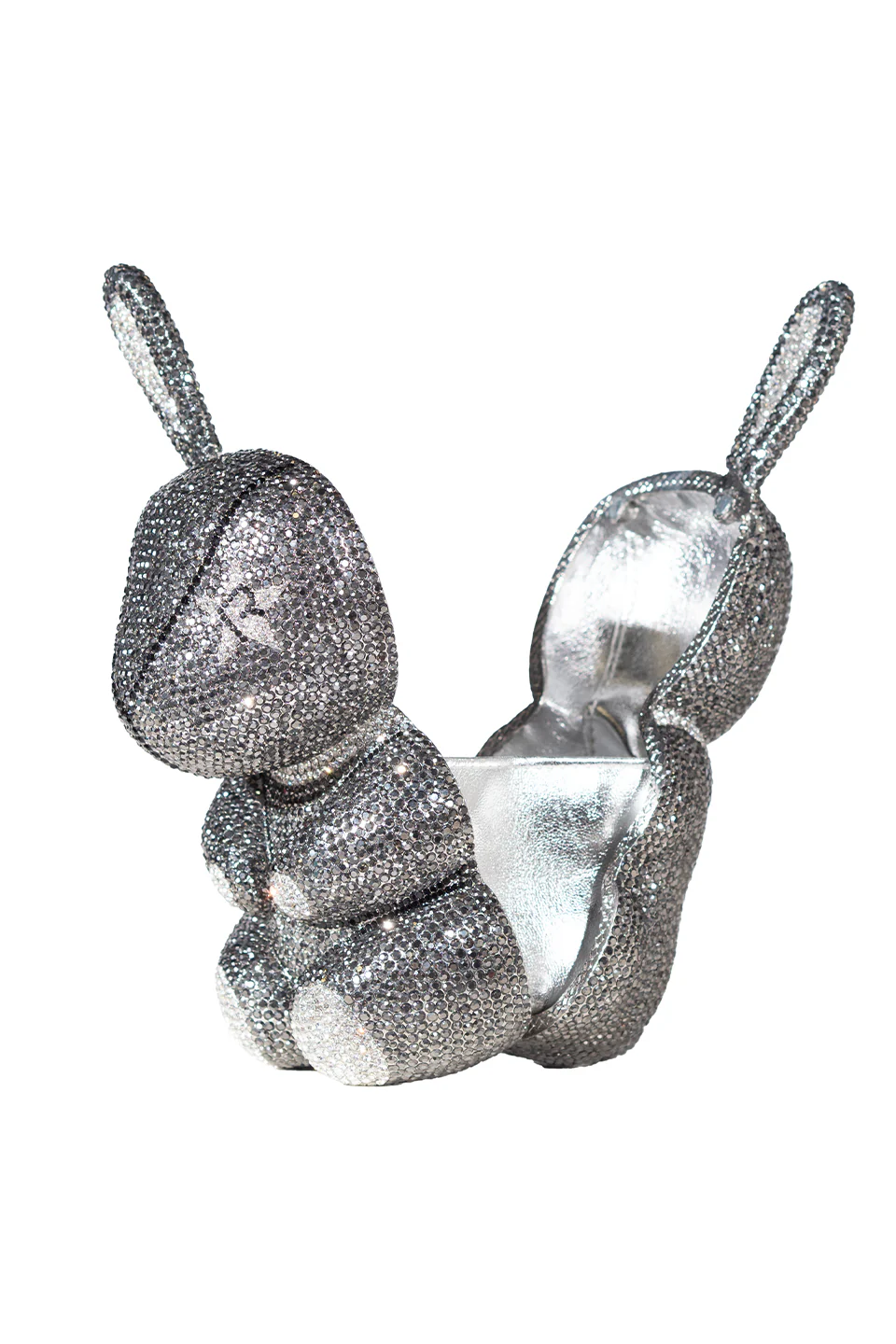 Crystal Rebel Rabbit Crossbody in Charcoal - Image 6