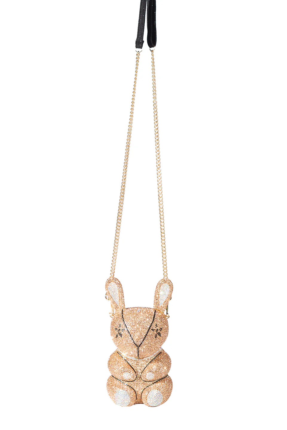 Crystal Rebel Rabbit Crossbody in Rose Gold - Image 11