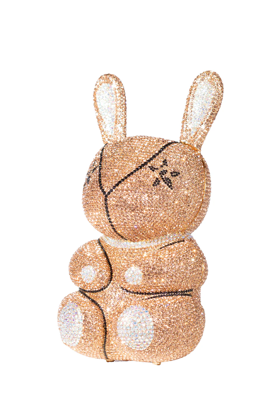 Crystal Rebel Rabbit Crossbody in Rose Gold - Image 9