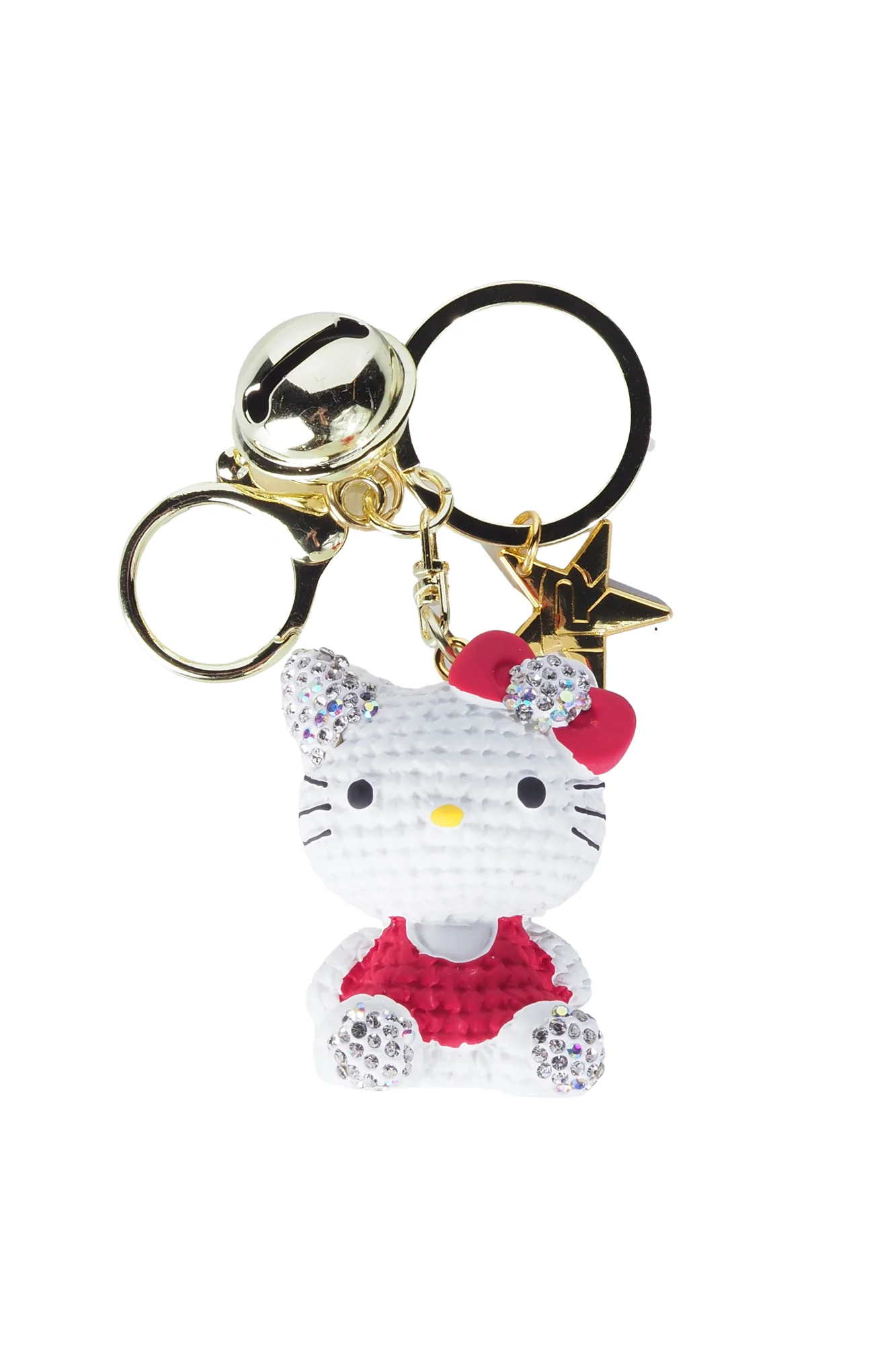 Cute Crystal Kitty Keychain - Image 2