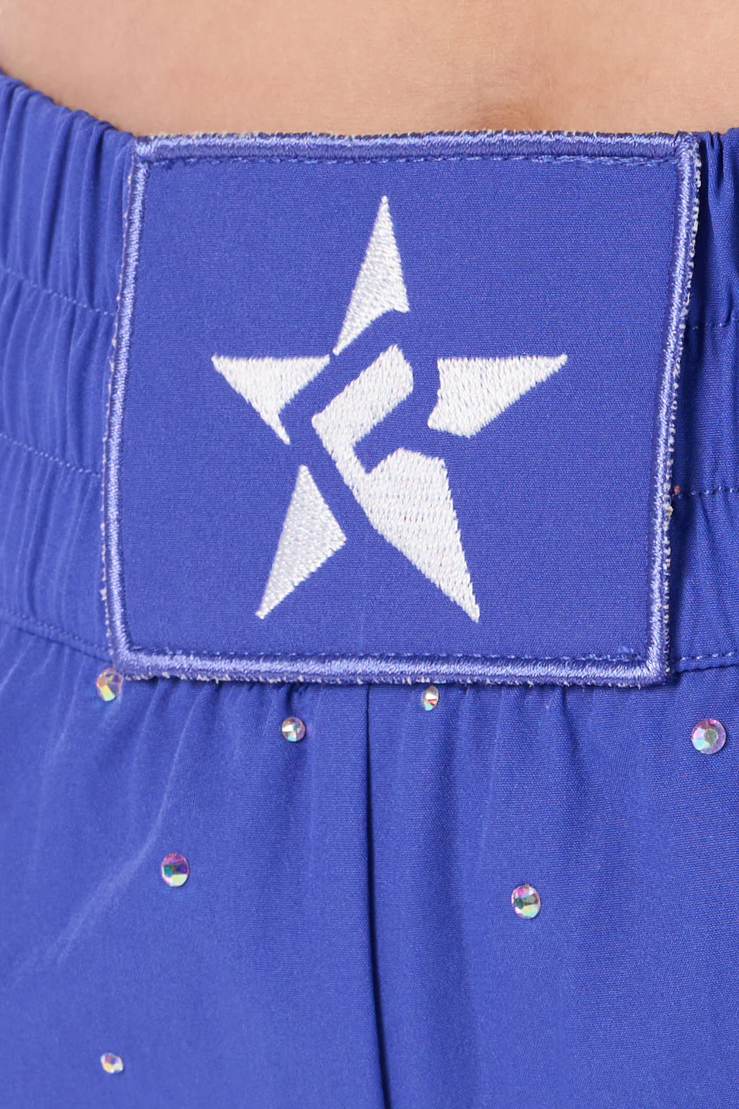Ellie Crystal Sport Short in Indigo Blue - Image 3