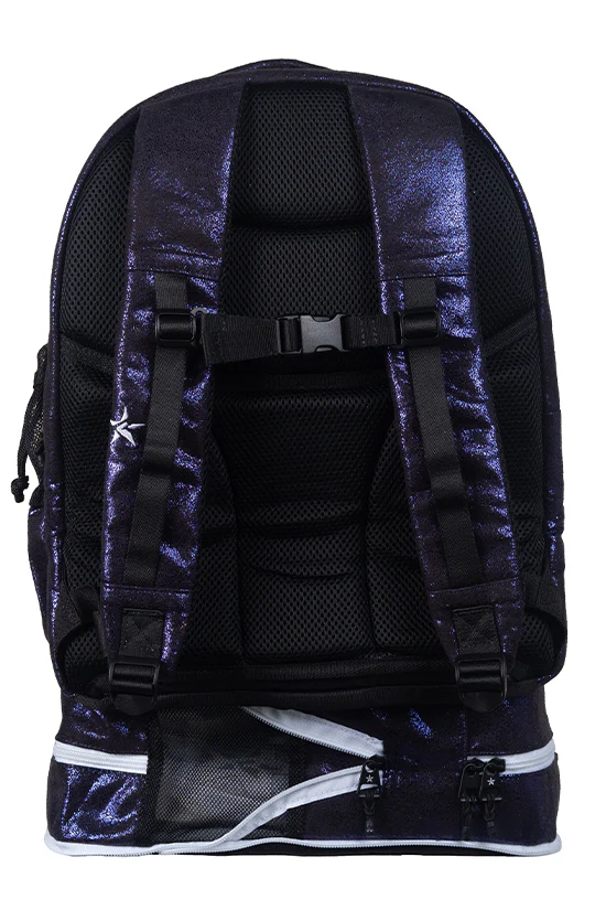 Faux Suede in Midnight Magic Rebel Dream Bag Plus With White Zipper - Image 6