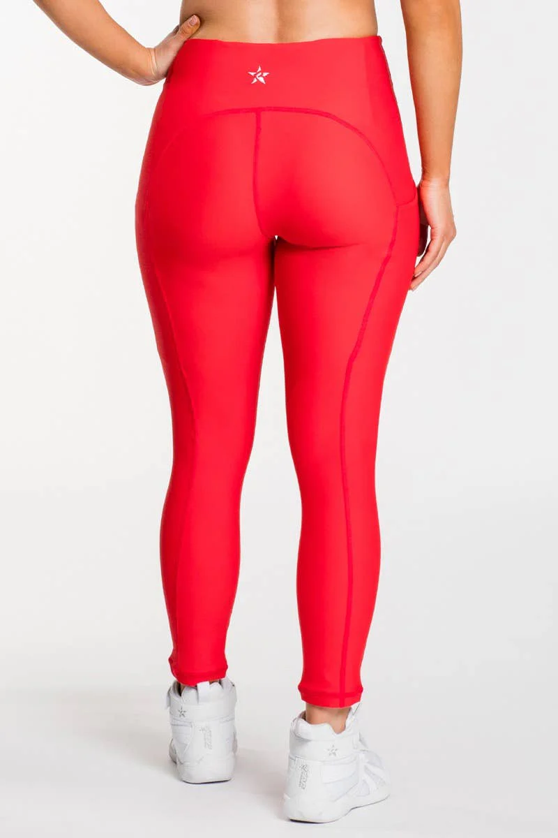 Iconic Legging in Red - Image 2