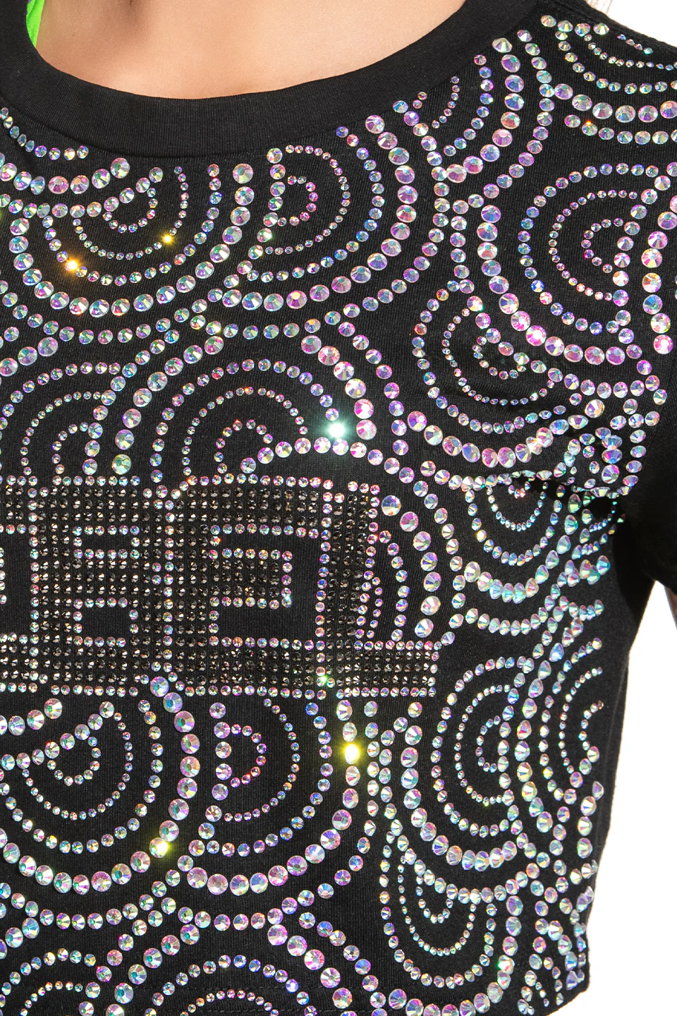 JewelLuxe Crop Top in Rebel Disco - Image 3