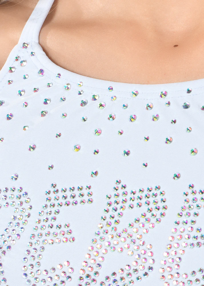 Kadie T-Back Sports Bra in Winter Sky - Image 3