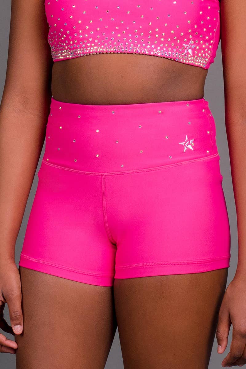 Legendary Compression Short in Hyper Pink Crystal - Image 3