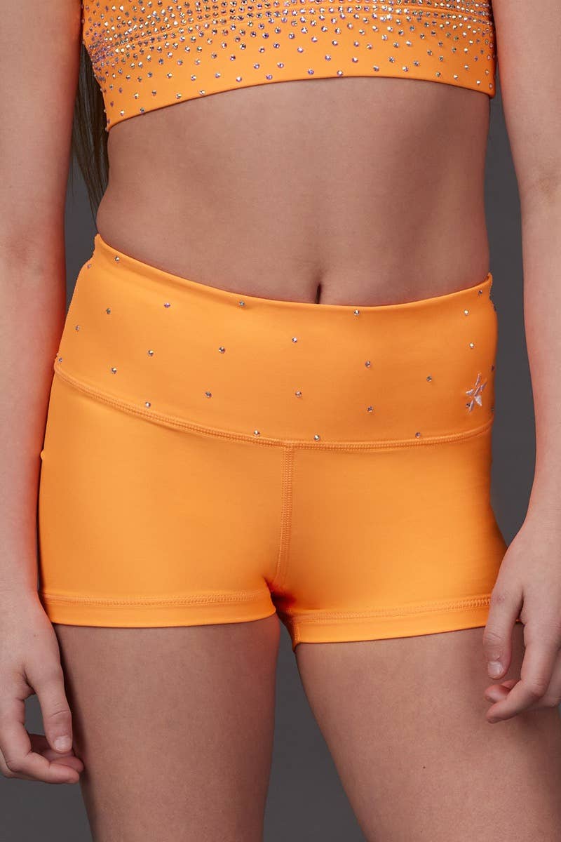 Legendary Compression Short in Tangerine Crystal - Image 4