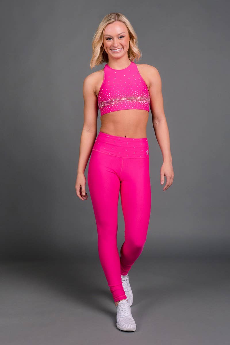 Legendary Legging in Hyper Pink Crystal - Image 3