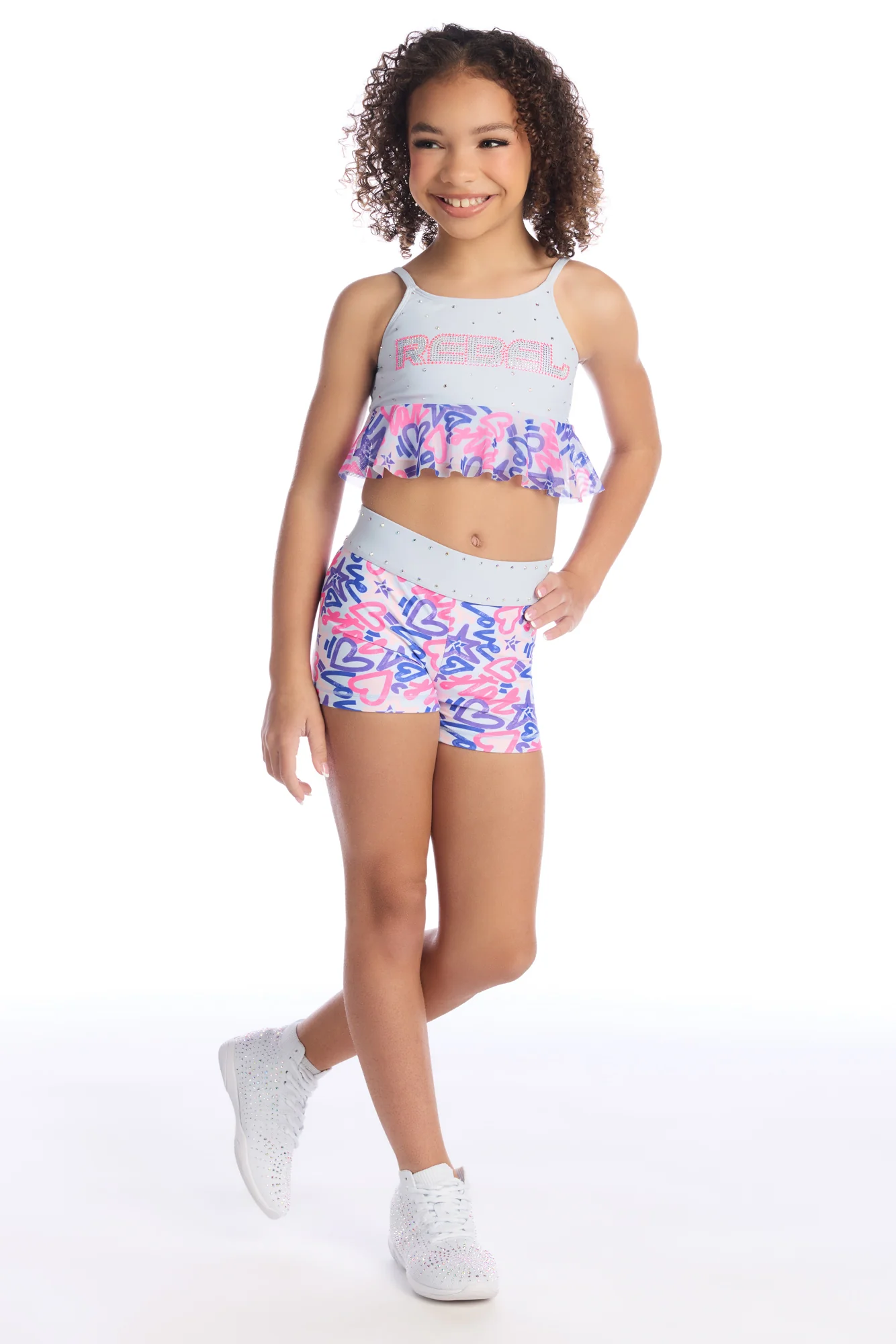 Maya Compression Short in Rebel Love - Image 4