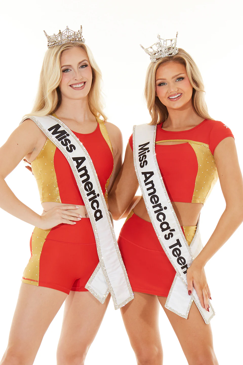 Miss America Compression Short in Majestic Red - Image 4