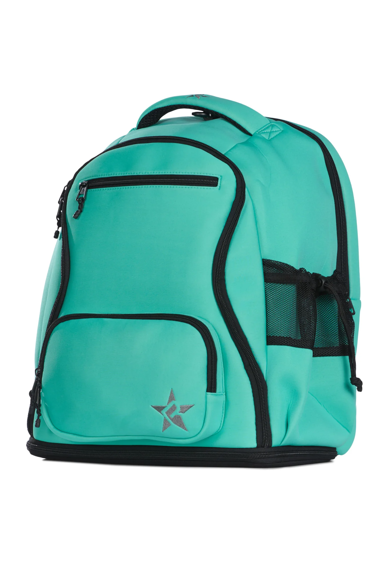 Neoprene in Teal Rebel Dream Bag Plus with Black Zipper - Image 4