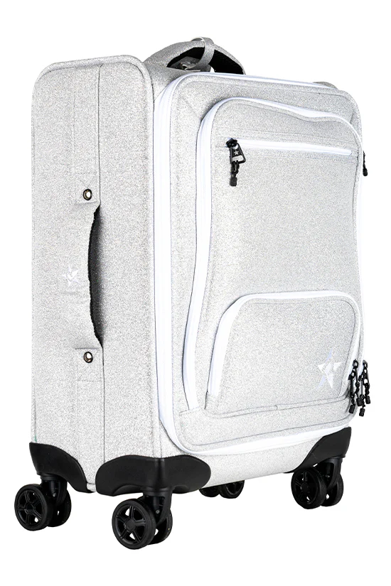 Opalescent Rebel Dream Luggage with White Zipper - Image 3