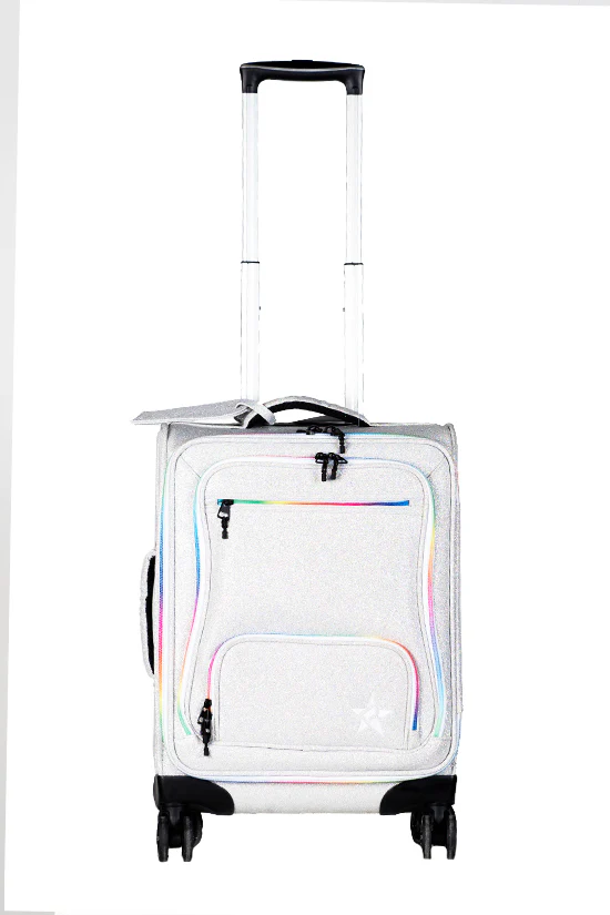 Opalescent Rebel Dream Luggage with Rainbow Zipper - Image 5