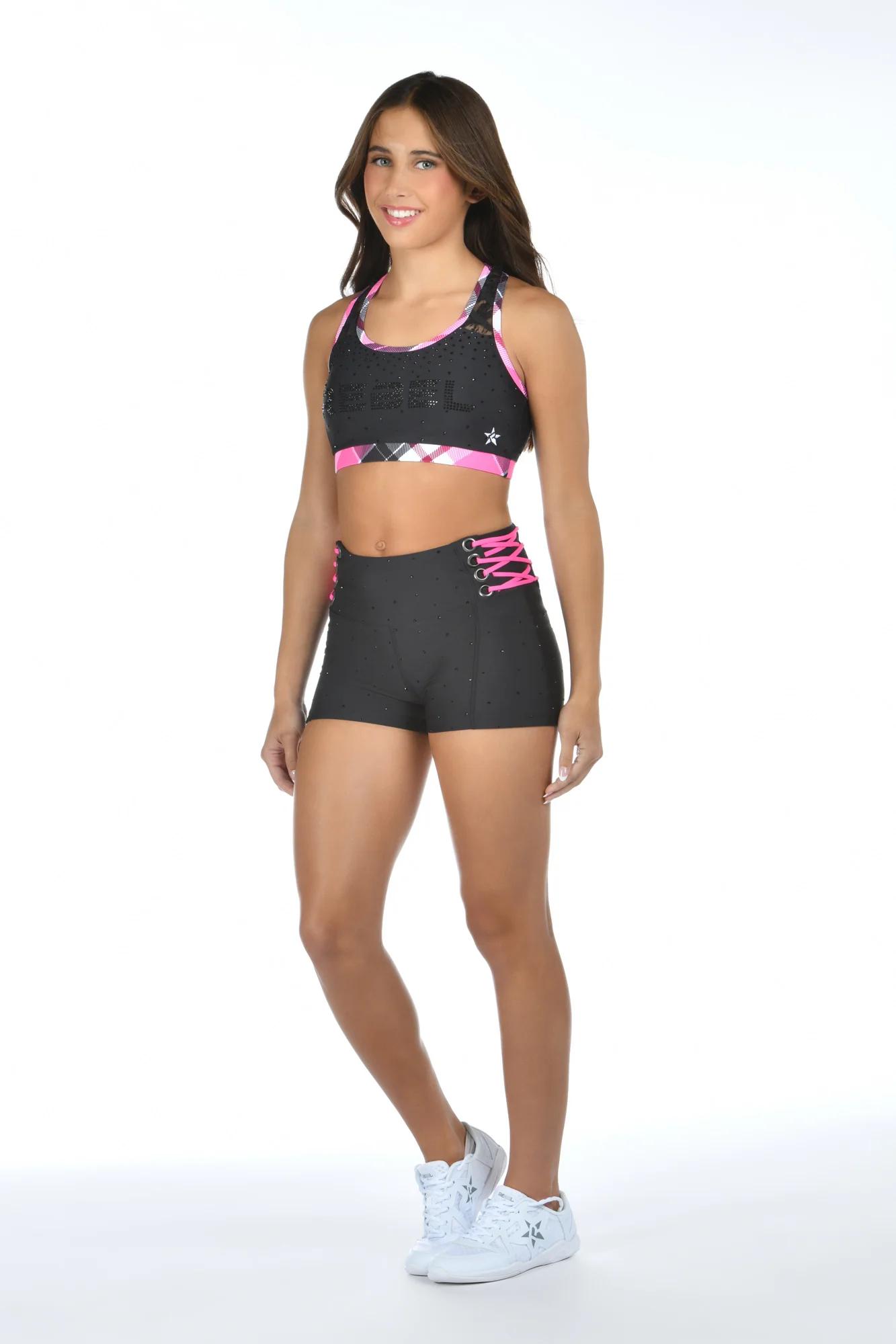 Punk Princess Compression Short in Pink - Image 4