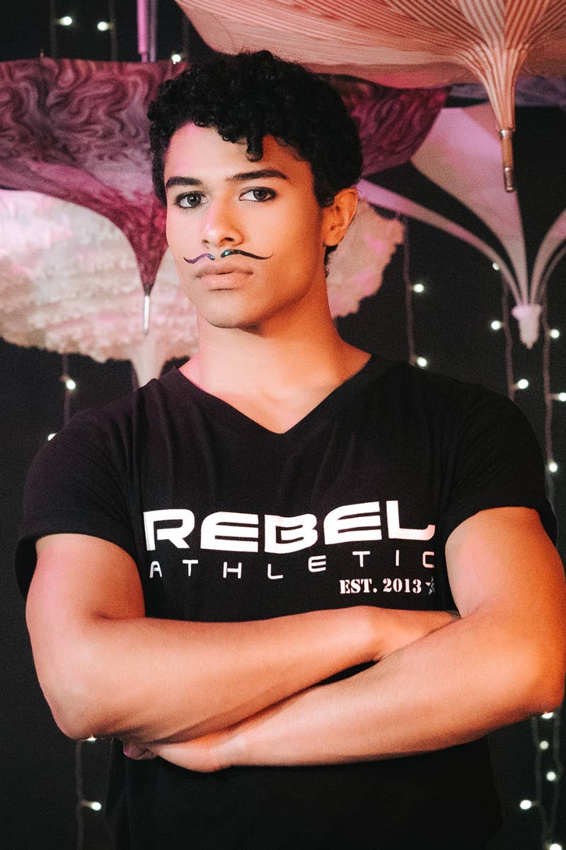 Rebel Athletic Est. 2013 Premium Tee Shirt in Black - Image 3