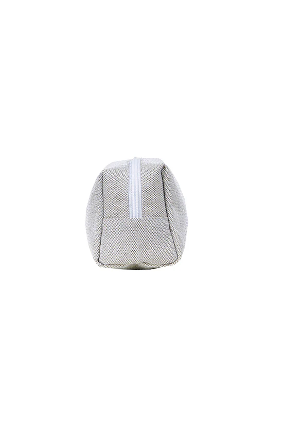 DiamondNet™ in Champagne Rebel Makeup Bag with White Zipper - Image 6