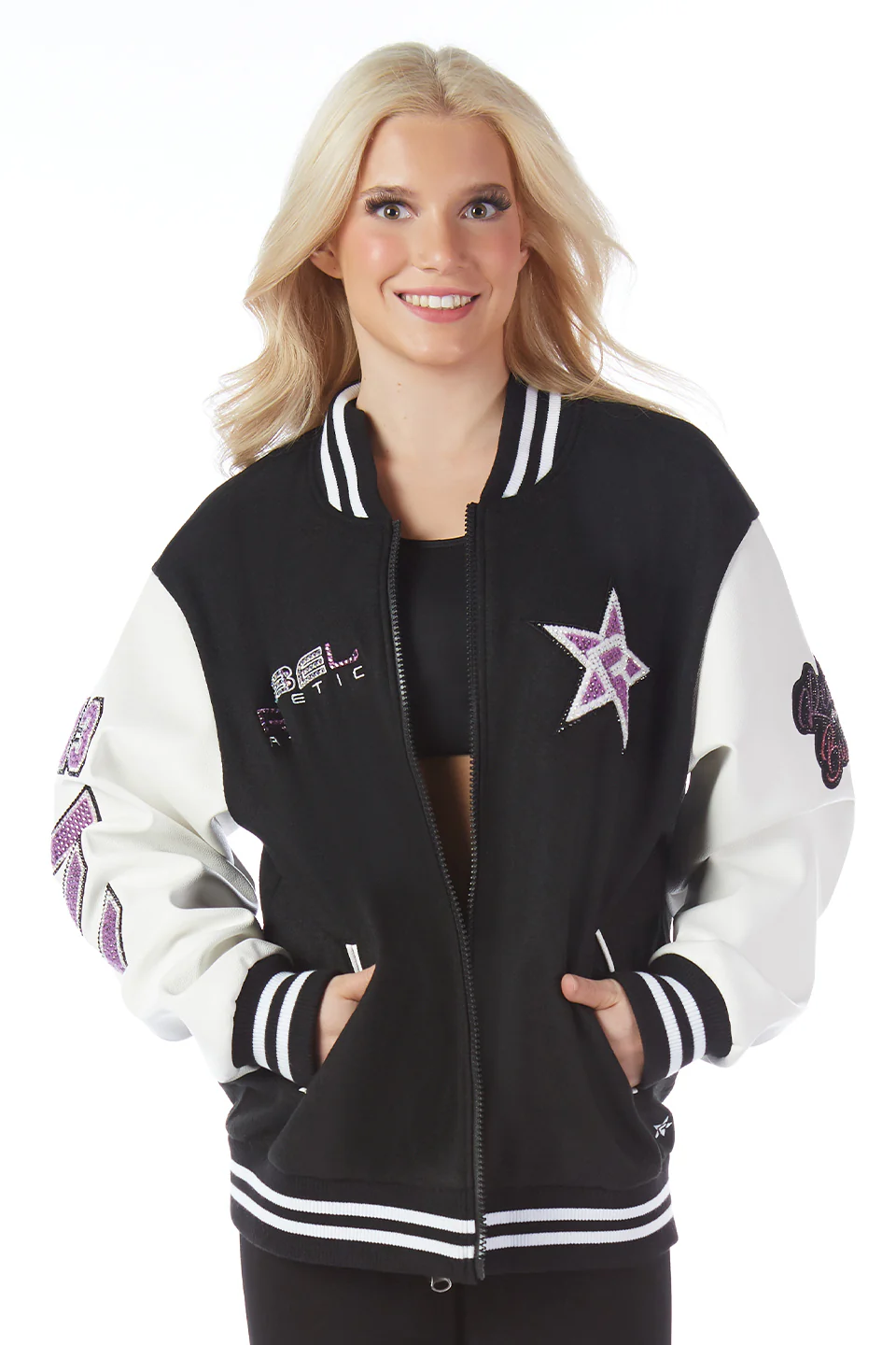 Rebel Letterman Jacket in Rebel Angel - Image 3