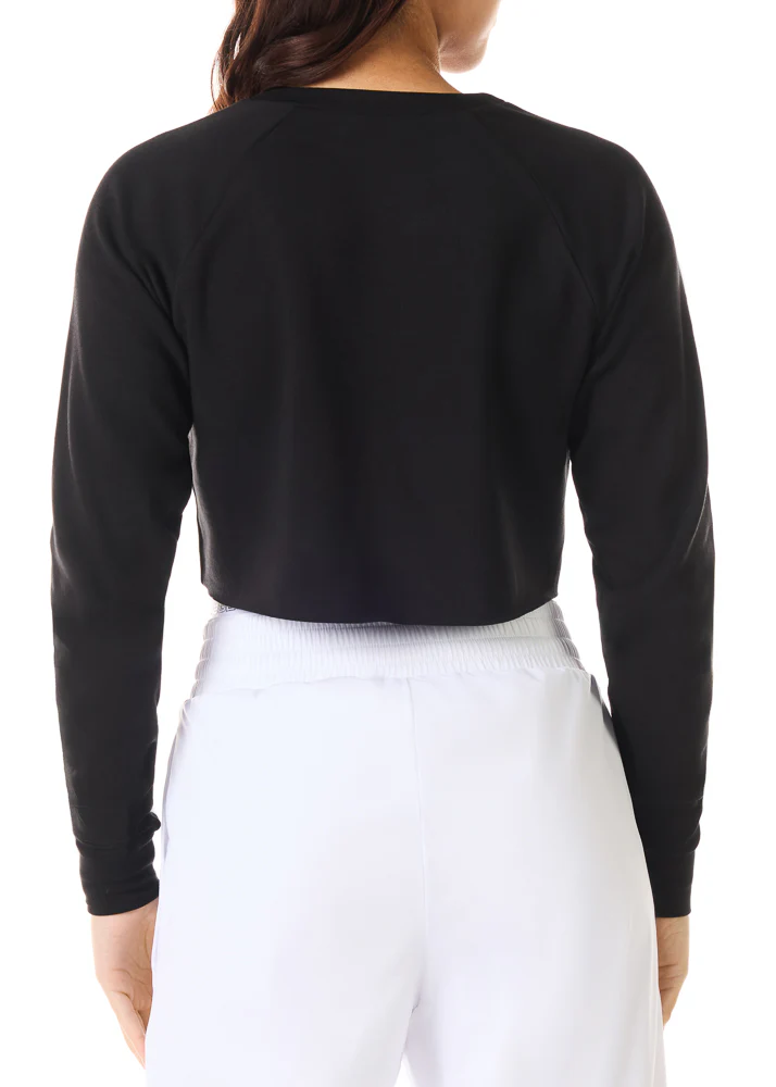 Rebel Level® Cropped Pullover in Black - Image 2