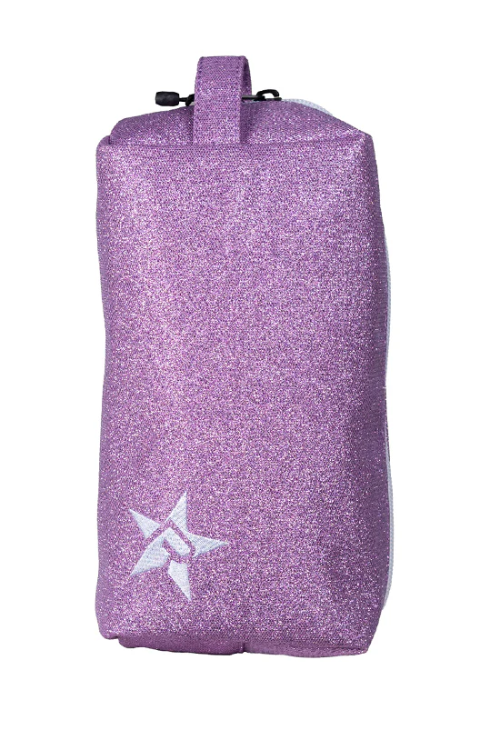 Lavender Rebel Makeup Bag with White Zipper - Image 2