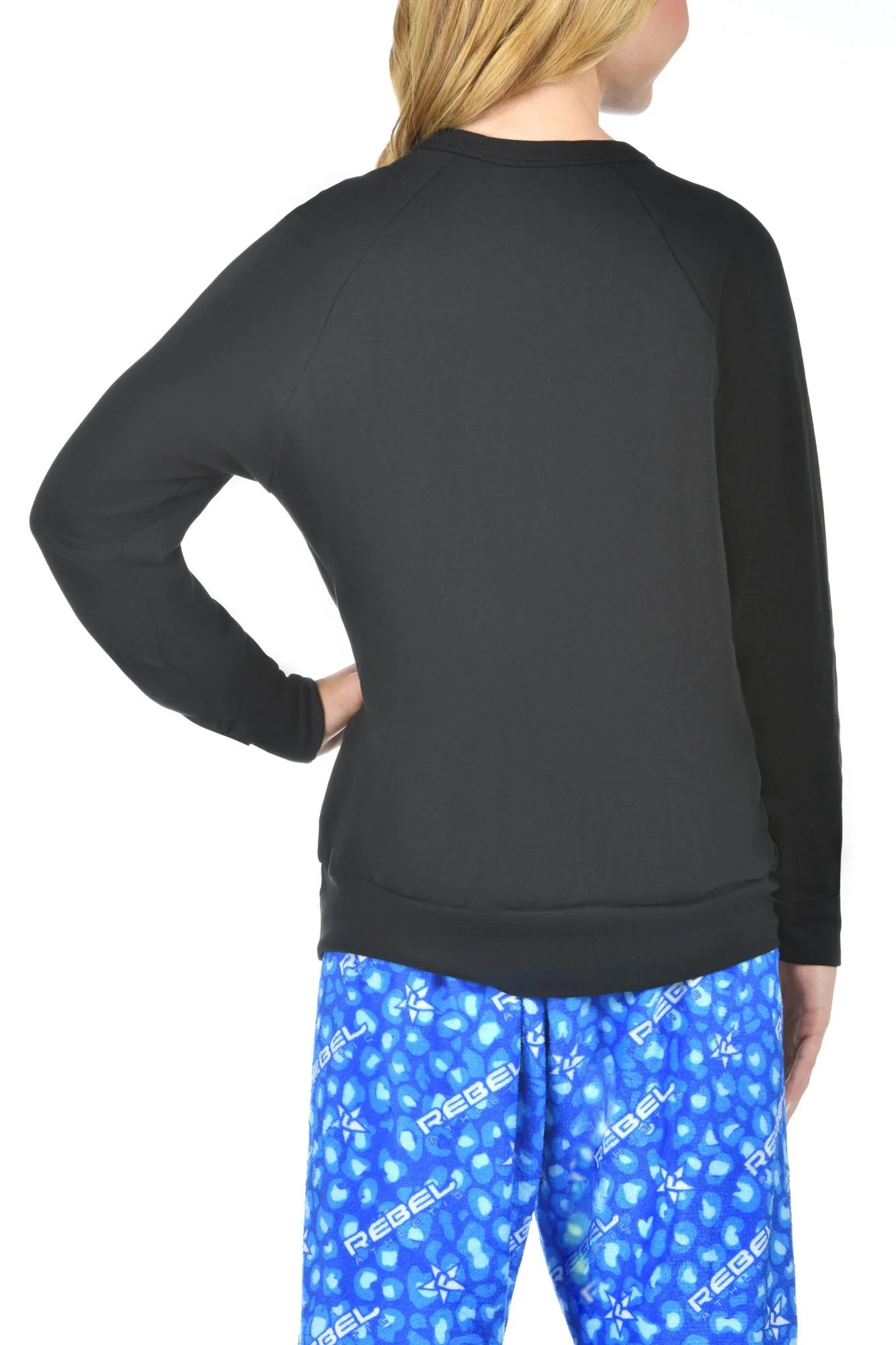 Rebel Pullover in Royal Blue Chenille - Image 2