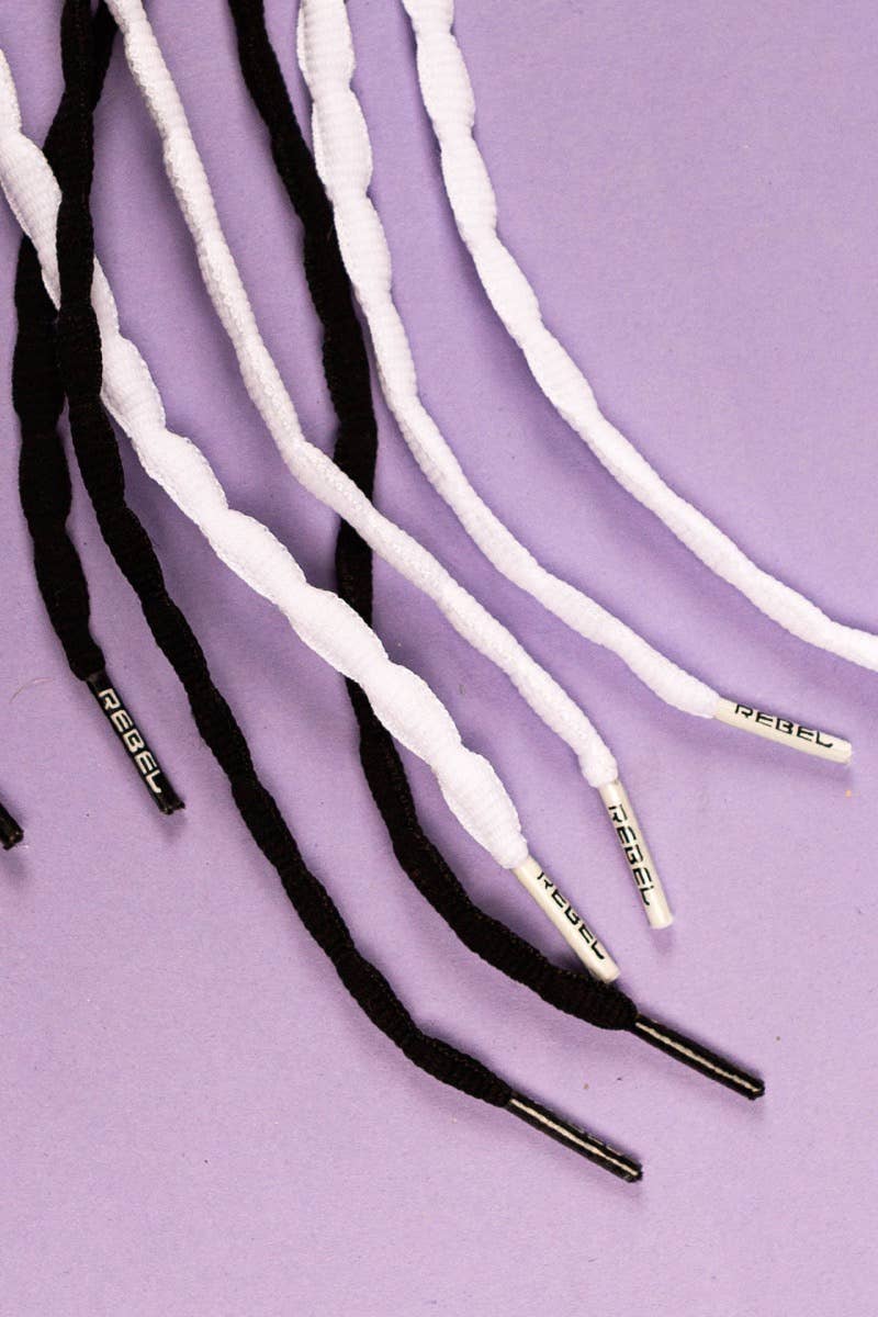 Rebel Shoelaces in Black - Image 4