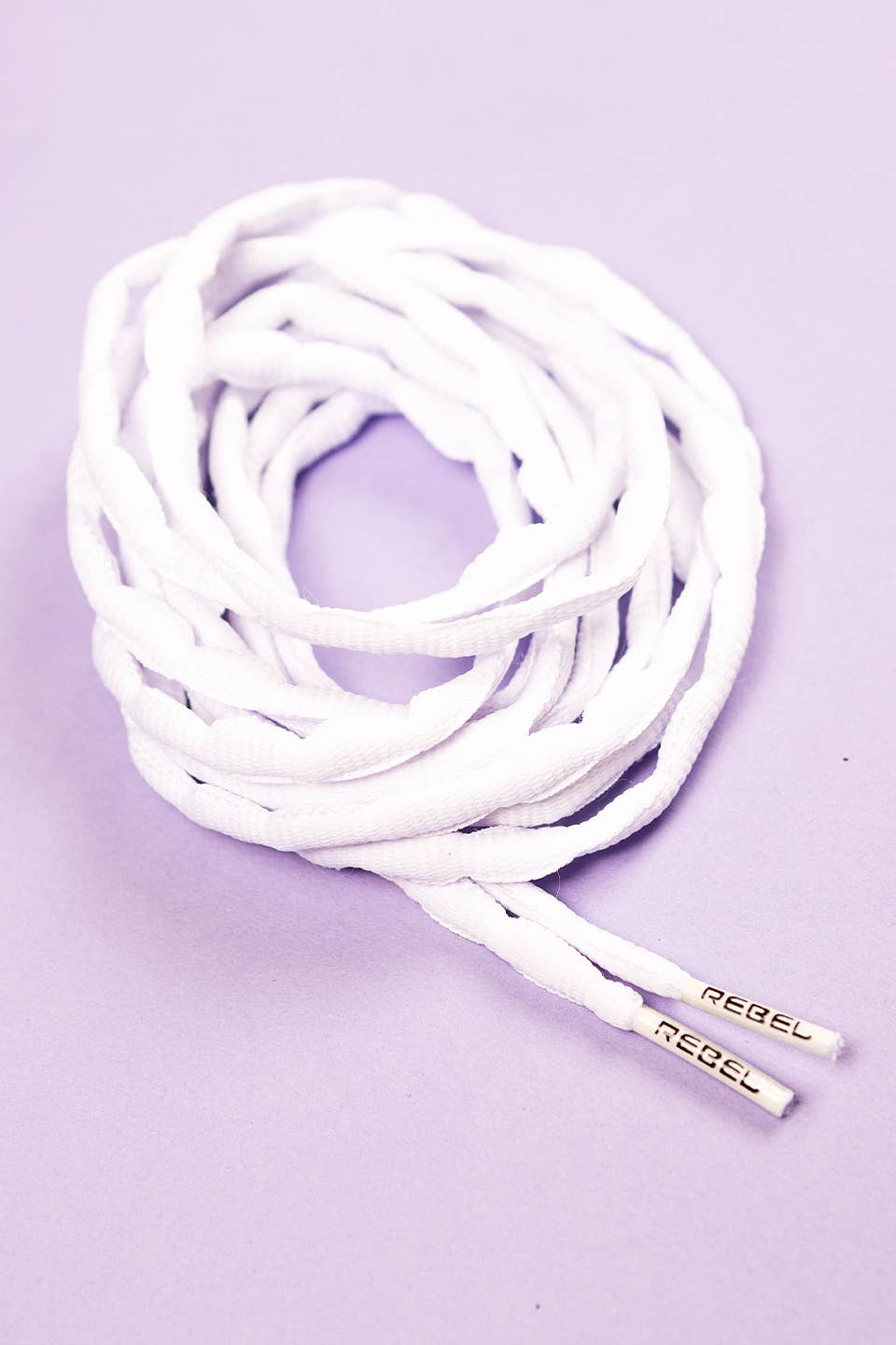 Rebel Shoelaces in White - Image 6