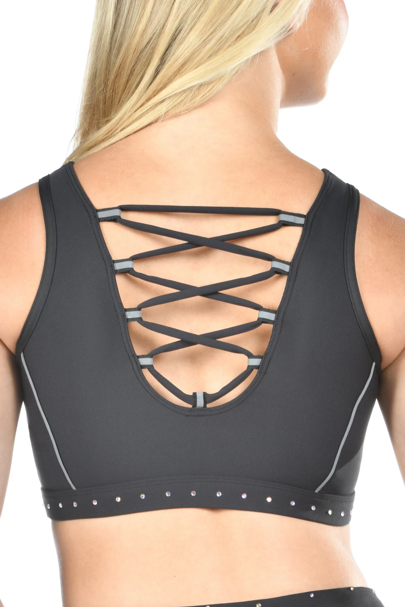 Skip Sports Bra in Black - Image 2
