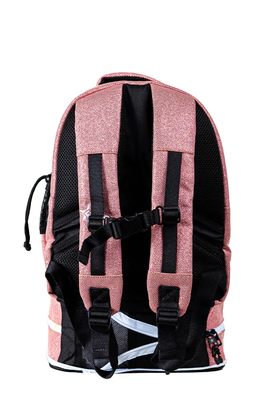 Sweet Coral Rebel Baby Dream Bag with White Zipper - Image 6