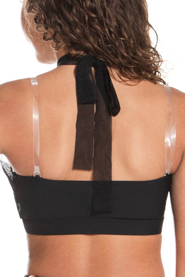 Tempo Sports Bra in Black - Image 2