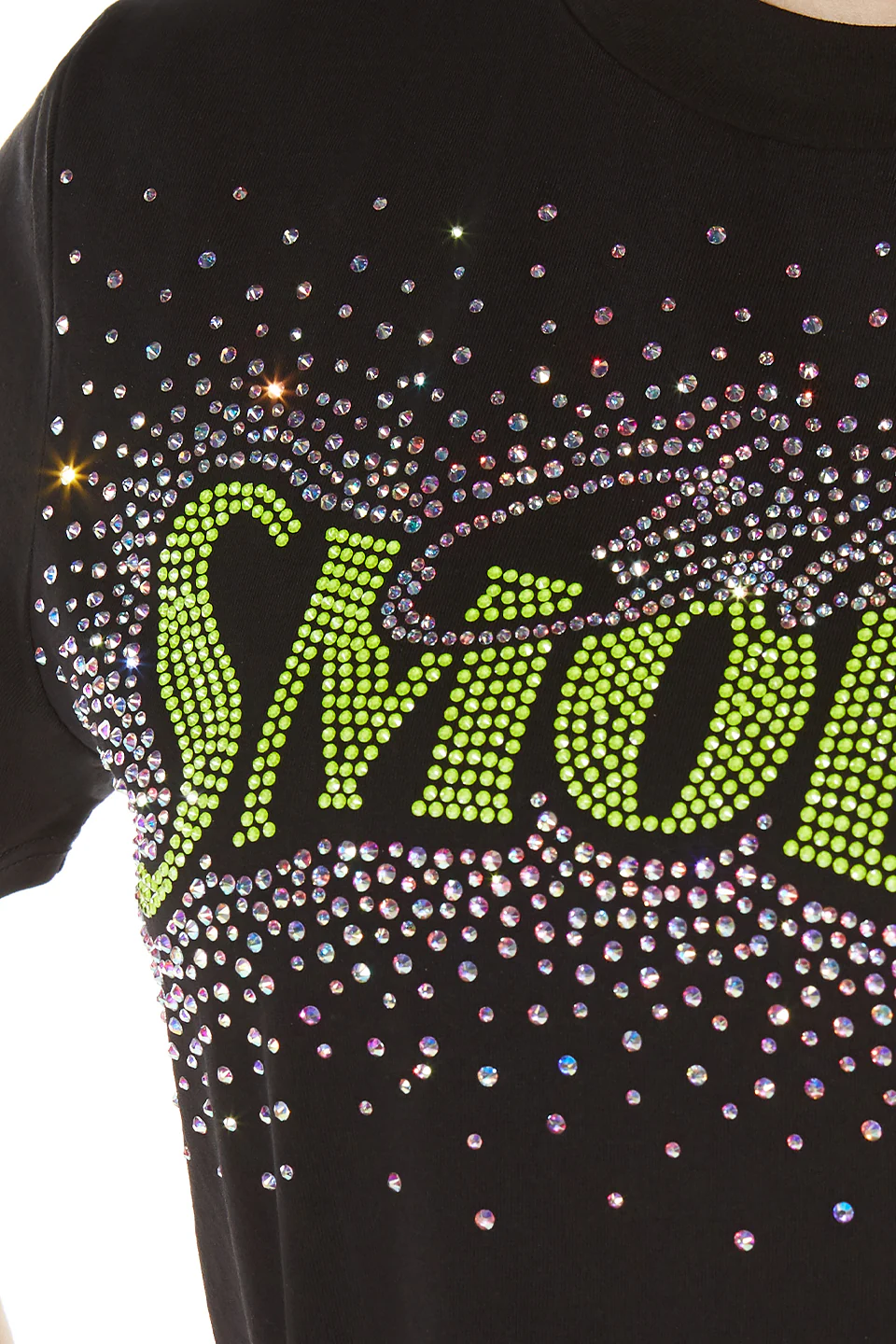 Club SMOED Sparkle Tee in Black - Image 3