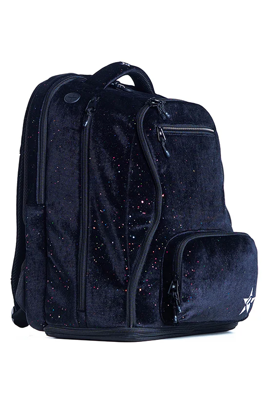 Velvet in Black Galaxy Sparkle Rebel Dream Bag Plus with Black Zipper - Image 3