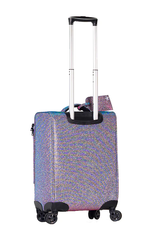 Vintage Mermaid Rebel Dream Luggage with White Zipper - Image 5