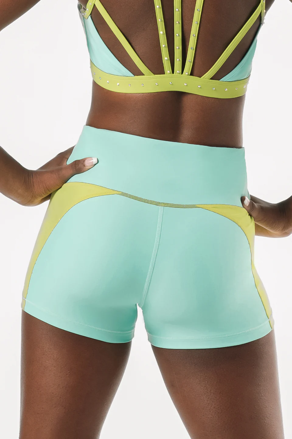 Viva Compression Short In Light Aqua - Image 2
