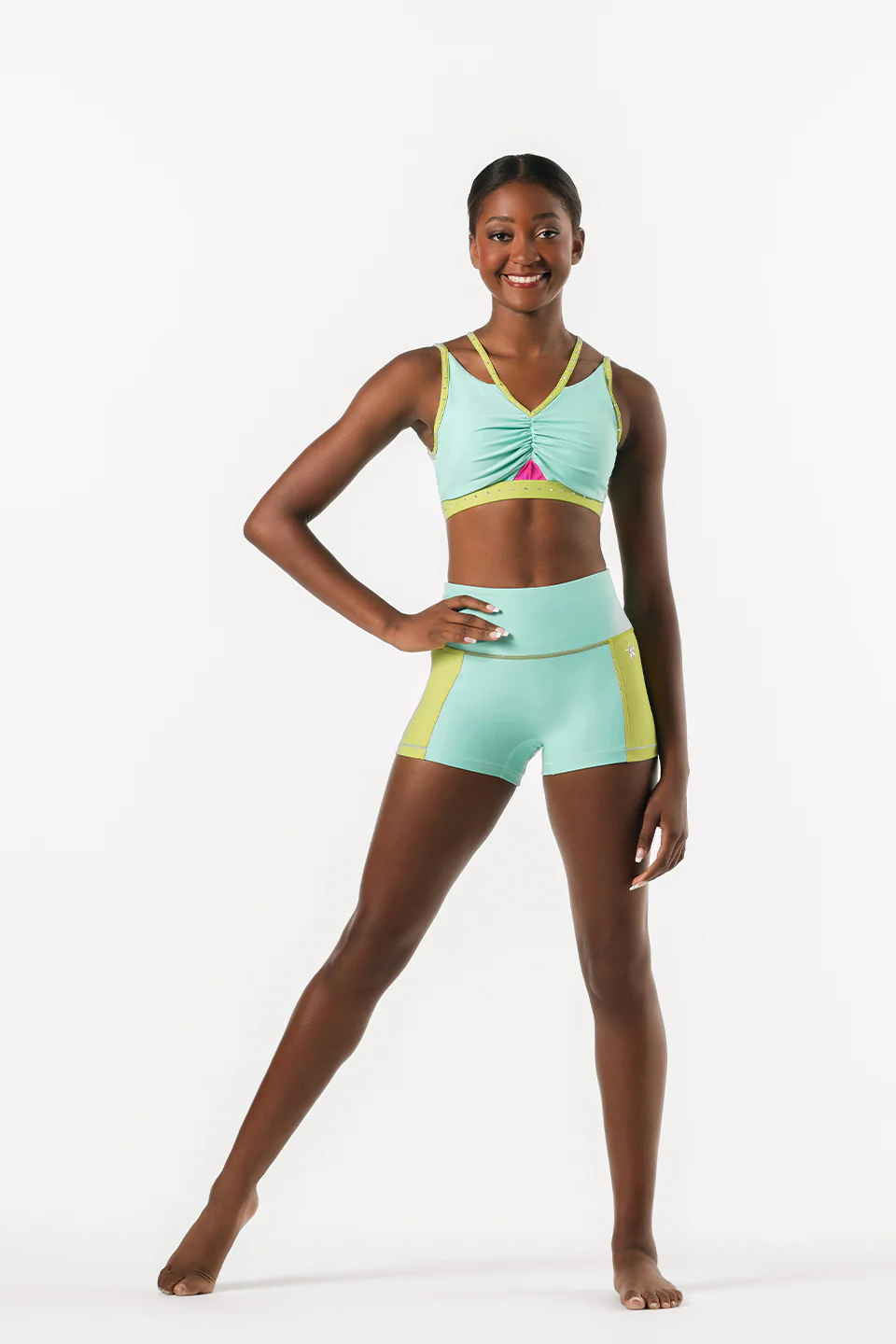 Viva Sports Bra in Light Aqua - Image 3