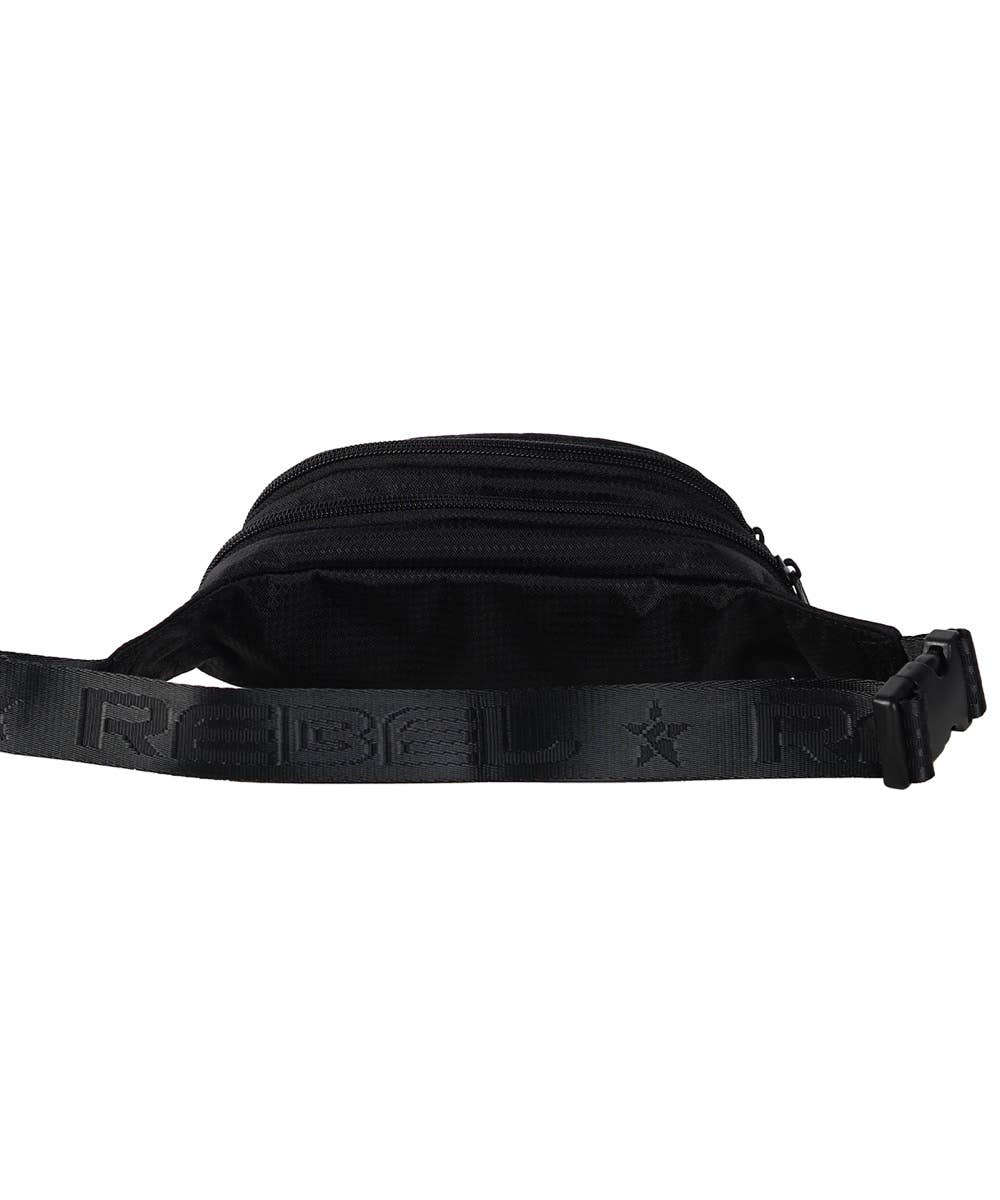 Strike in Black Youth Rebel Fanny Pack with Black Zipper - Image 2